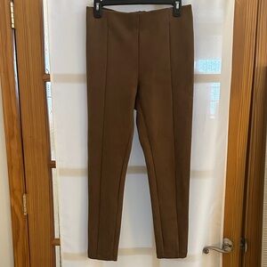 NWT LOFT Slim Faux Suede Trousers